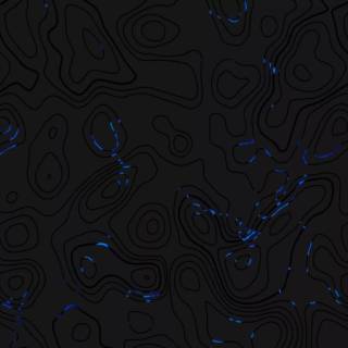 Black topography wallpaper