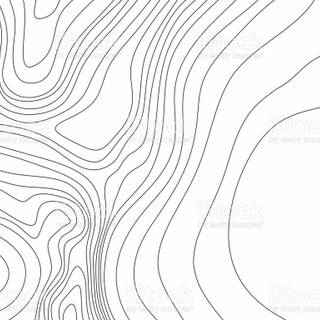 Black and white topo wallpaper