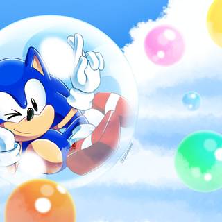 Old Sonic wallpaper
