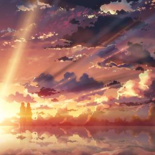 Sunrise art wallpaper