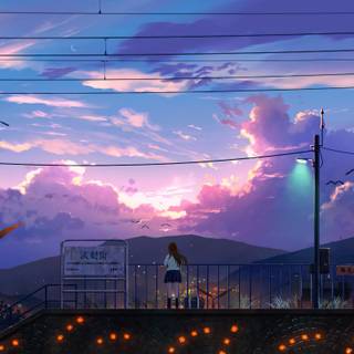 Sunrise art wallpaper