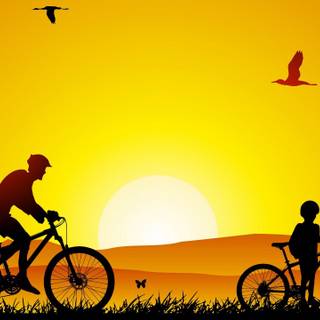 Sunrise art wallpaper