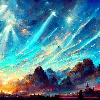 Sunrise art wallpaper