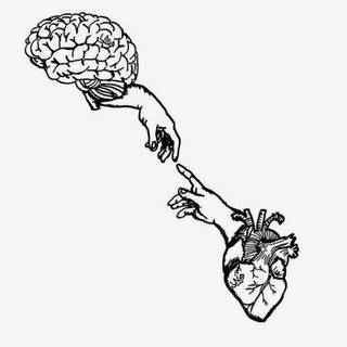 Brain and heart wallpaper