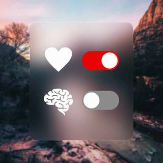 Brain and heart wallpaper
