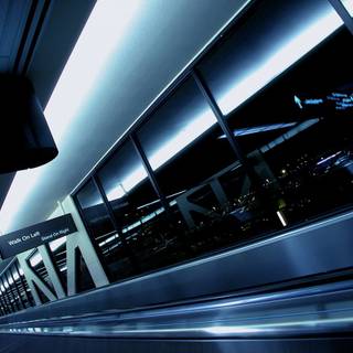 Airport terminal wallpaper