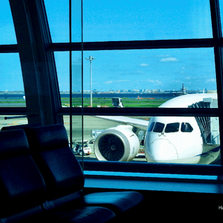 Airport terminal wallpaper