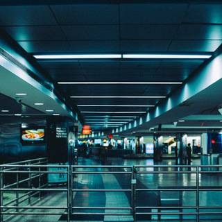 Airport terminal wallpaper