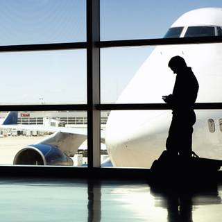 Airport terminal wallpaper