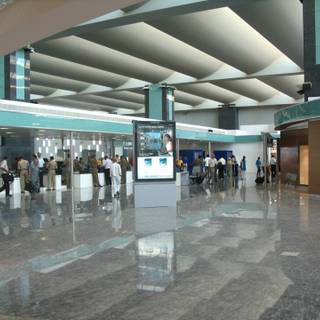 Airport terminal wallpaper