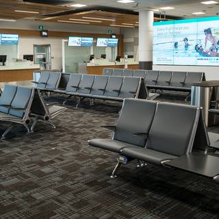 Airport terminal wallpaper