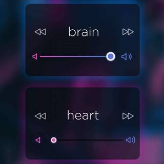 Brain and heart wallpaper