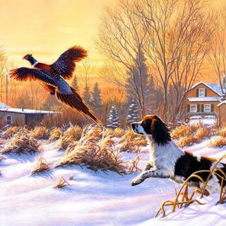 Sunrise art wallpaper