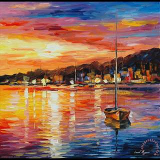 Sunrise art wallpaper