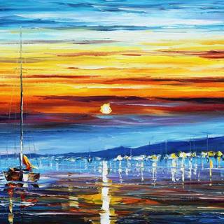 Sunrise art wallpaper