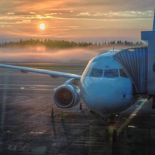 Airport terminal wallpaper