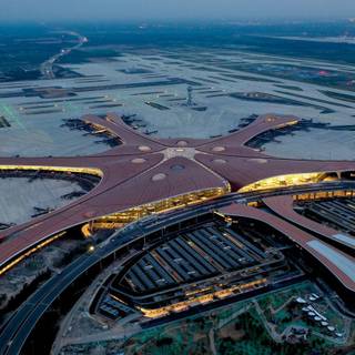 Airport terminal wallpaper