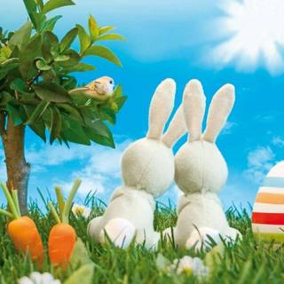 Easter light blue wallpaper