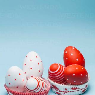 Easter light blue wallpaper