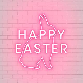 Happy Easter aesthetic wallpaper