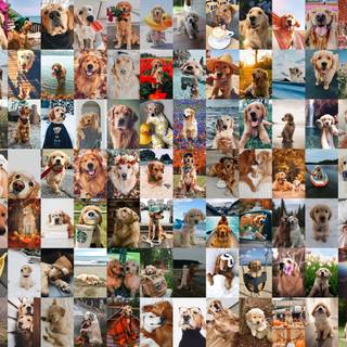 Summer vibes dogs wallpaper