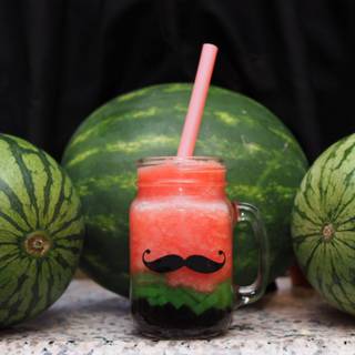 Summer bubble tea wallpaper