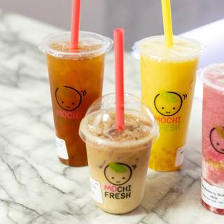 Mango summer boba wallpaper