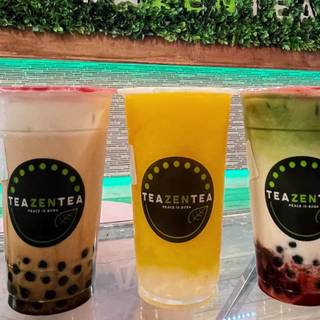 Mango summer boba wallpaper