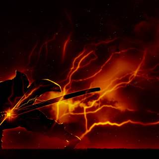 Red Demon Slayer wallpaper