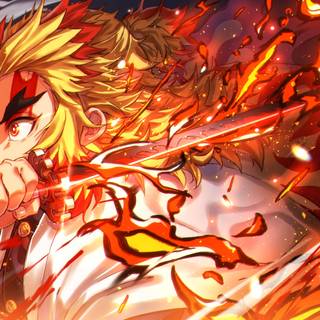 Red Demon Slayer wallpaper
