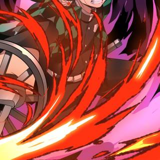 Red Demon Slayer wallpaper