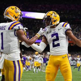 Justin Jefferson and Jamarr Chase wallpaper