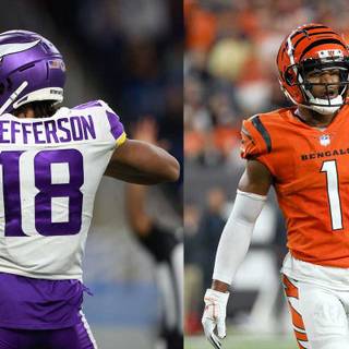 Justin Jefferson and Jamarr Chase wallpaper