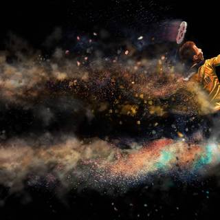 Badminton smash wallpaper