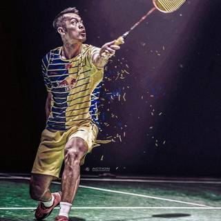 Badminton smash wallpaper