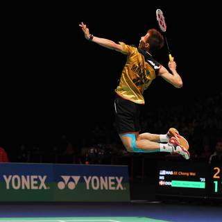 Badminton smash wallpaper