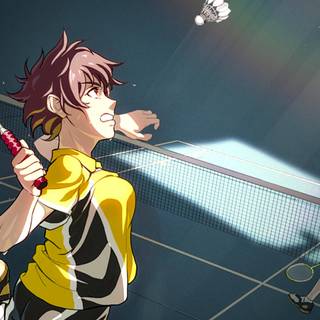 Badminton smash wallpaper