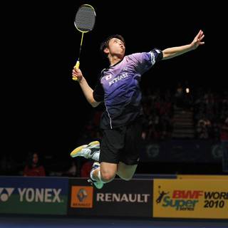 Badminton smash wallpaper