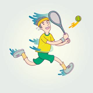 Badminton smash wallpaper