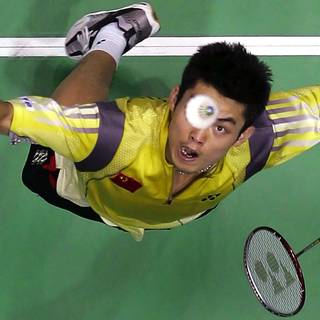 Badminton smash wallpaper