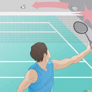 Badminton smash wallpaper