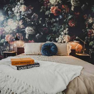 Cozy bedroom wallpaper