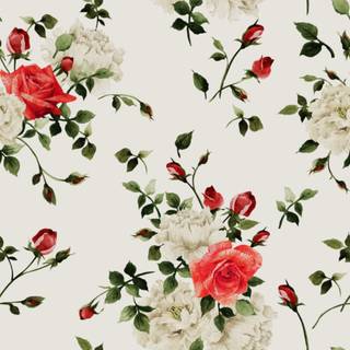 Boho flower wallpaper