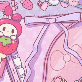 Anime Hello Kitty wallpaper