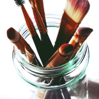 Makeup brush wallpaper