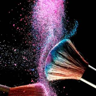 Makeup brush wallpaper