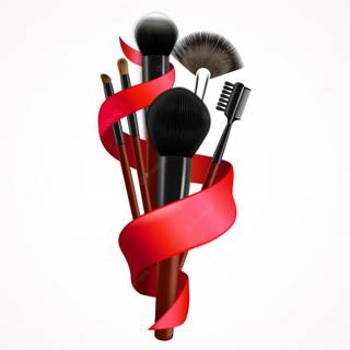 Makeup brush wallpaper
