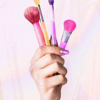 Makeup brush wallpaper