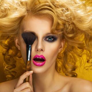 Makeup brush wallpaper