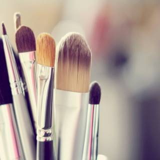 Makeup brush wallpaper
